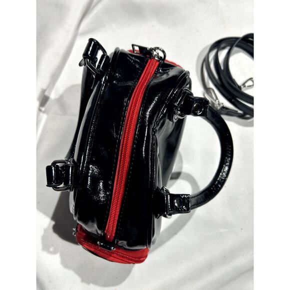 NWOT Paul Frank Patent Leather handbag with a crossbody strap - Picture 6 of 9